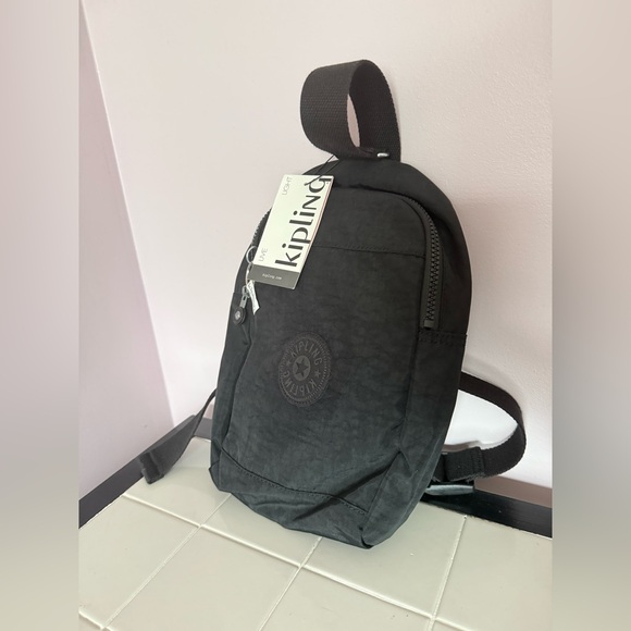 NWT Kipling One Strap Charcoal Backpack
